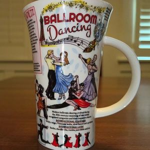 Ballroom Dancing Fine China Mug, NWOT